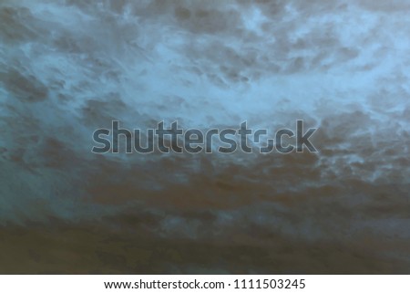 dust storm view of the sky