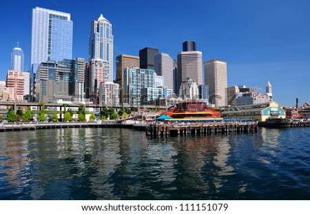 Seattle Skyline, Wa, USA