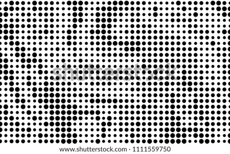 Grunge halftone background. Dotted pattern. Abstract futuristic panel. Minimal design. Retro, vintage style 50s-60s years. Vector illustration