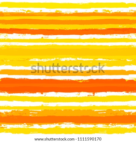 brush strokes Seamless pattern. vector striped summer background. ink Paint Lines. yellow stripes Modern trendy paintbrush line. autumn stripes backdrop 