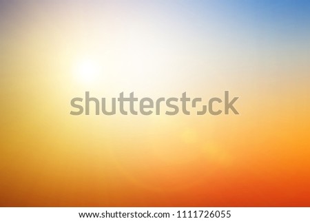 Natural blurred spring backgrounds create light soft colors and bright sunshine a short time before sunset.
