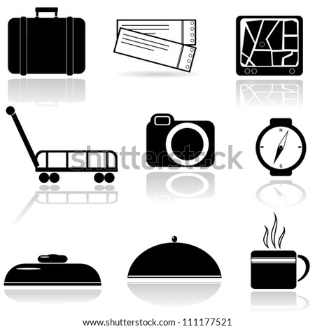 A set of vector icons