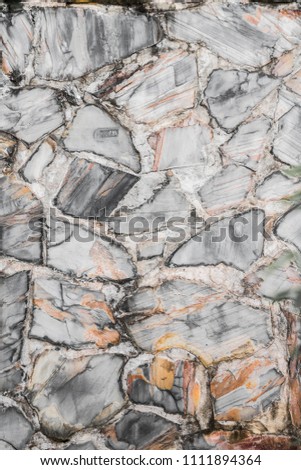 Marble scrap surface