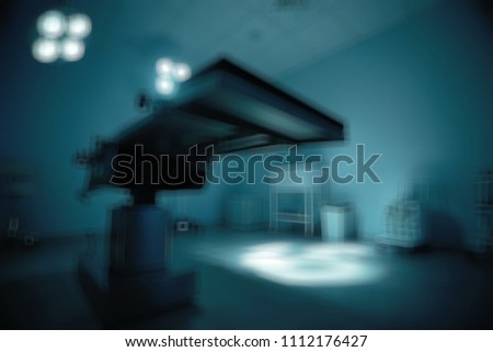 operating in clinic blurred background / concept blurred background surgery in modern medical center, surgeons