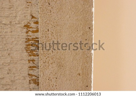 Wall with different colors .Beige color, texture.
