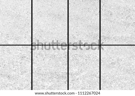 White stone tile floor pattern and background seamless