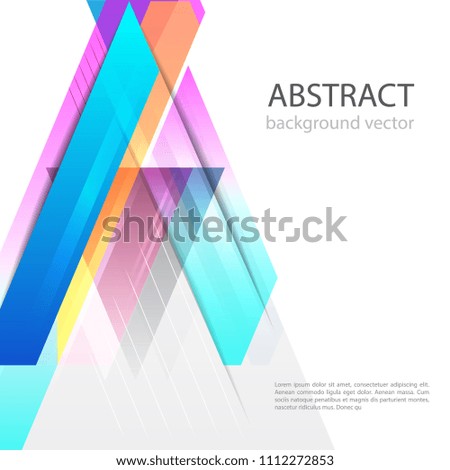 Vector of abstract geometric pattern and background for your presentation.