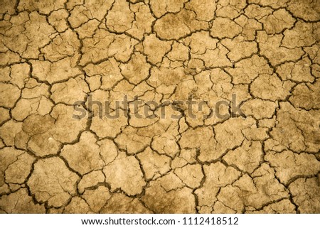 Drought and cracked land Royalty-Free Stock Photo #1112418512