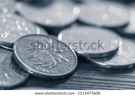 RMB coins in China