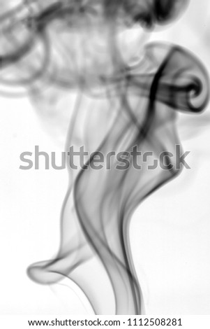 smoke on dark background