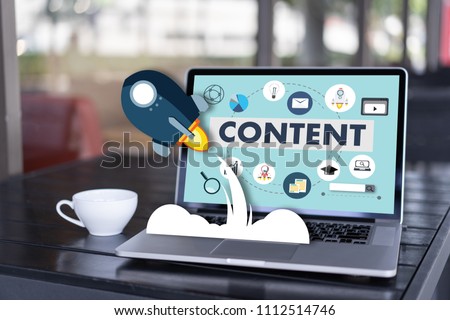 content marketing Content Data Blogging Media Publication Information Vision Concept Royalty-Free Stock Photo #1112514746