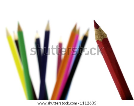 coloured pencils