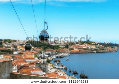 Funicular under the Porto and Douro River.