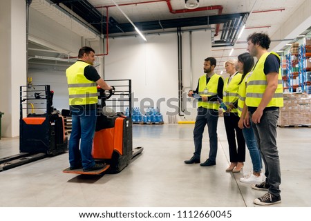 	
Training on the use of forklift trucks Royalty-Free Stock Photo #1112660045