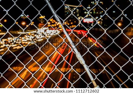 I85 I75 Atlanta Midtown busy at night Royalty-Free Stock Photo #1112712602