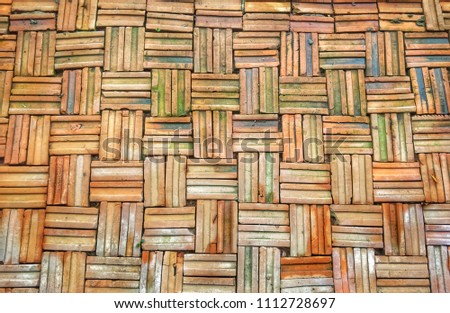 Brick is stacked floor texture background 