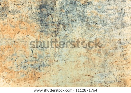 Abstract wall.Old-textured yellow-grey background concrete wall with cracks. Retro style or vintage for design and creativity