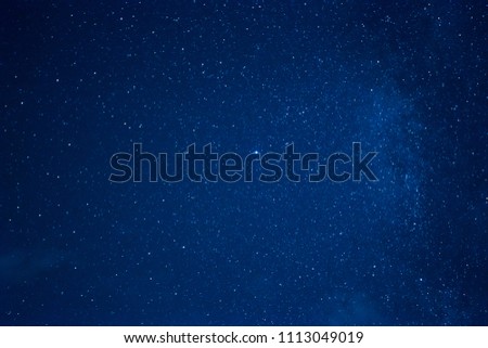 perfect night blue sky and star background.with grain and select white balance.Starry Deep space and stars image.