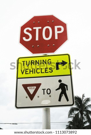 Stop Pedestrian Turning Vehicles