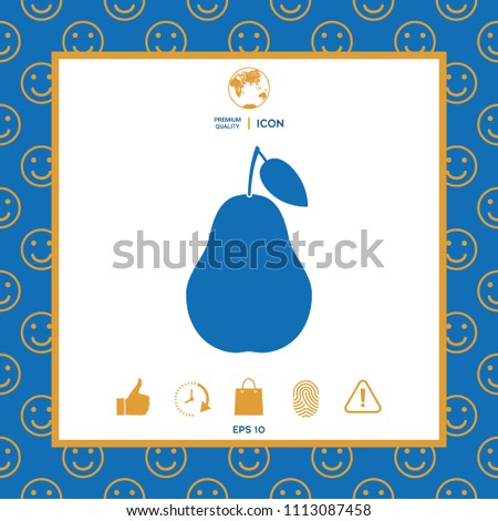 Pear icon symbol