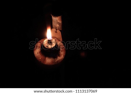 "PELITA HARI RAYA" /  A Traditional Kerosene Lamp for Muslim Eid Celebration