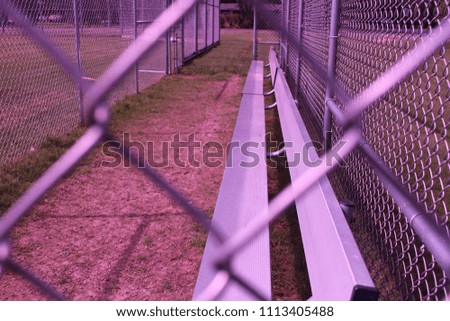 baseball dugout bench