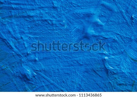 abstract blue background white grunge border, blue color with white canvas edges, vintage grunge background texture