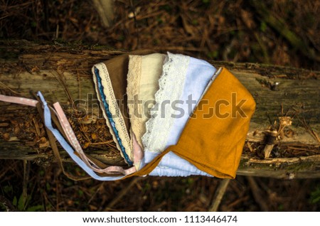 children's clothing handmade in the woods