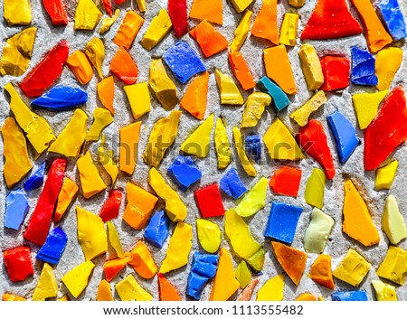 Abstract colorful mosaic texture as a creative background