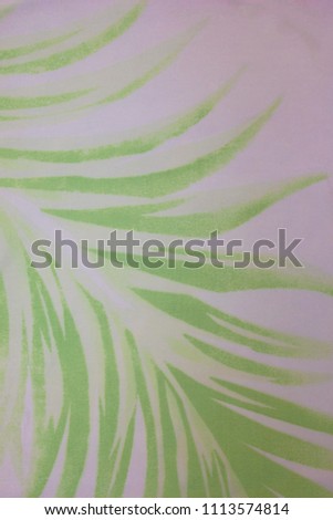 light background with green sheet
