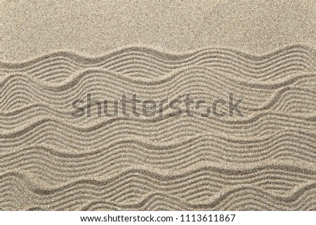 Sand texture with the wave pattern