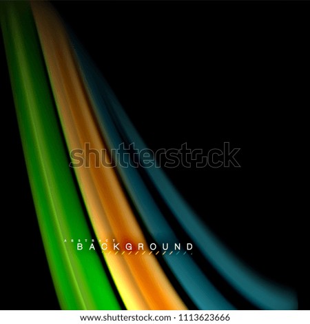 Fluid mixing colors vector wave abstract background design. Colorful mesh waves. Vector illustration