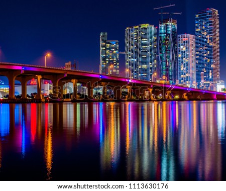 Miami Vice skyline 