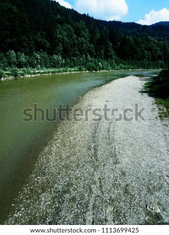 
The river in the Carpathians. A photo.
