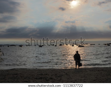 Sunrise at Pattaya Beach, Thailand