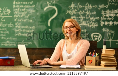 Great teachers find out what makes students interested and use it, Man looking in laptop display watching training course and listening it, Digital education online studying internet school concept, Royalty-Free Stock Photo #1113897497