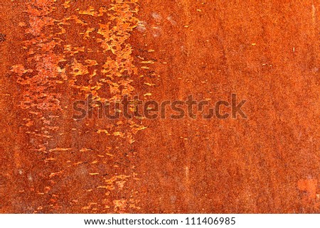 Rusty metal surface, may be used as background Royalty-Free Stock Photo #111406985