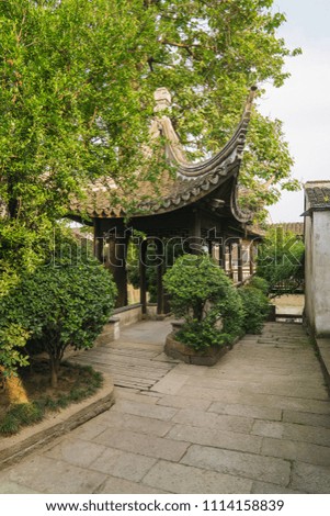 A famous Nanxun ancient town with a long history in Huzhou China
