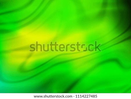 Light Green vector glossy abstract pattern. Brand new colored illustration in blurry style with gradient. The template can be used as a background of a cell phone.