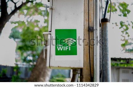 Free wifi logo