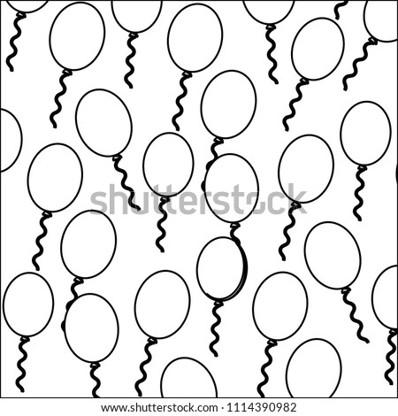 Balloons pattern design