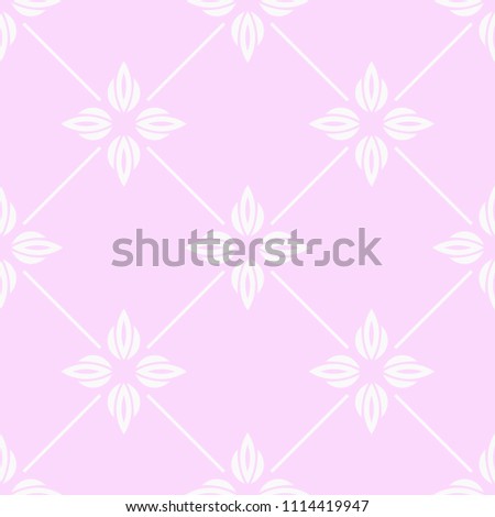abstract floral seamless pattern with flowers, netting and leaves