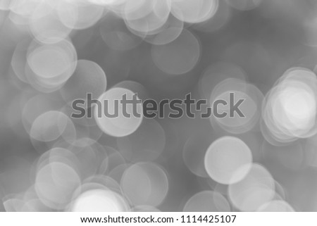 Abstract blurred gray bokeh background texture from natural
