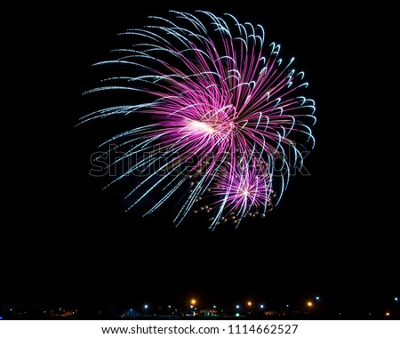 Fireworks Bursts and Explosions 