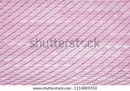Tile roofs, patterns Asia,Roof tile seamless pattern for house covering in pink  color 