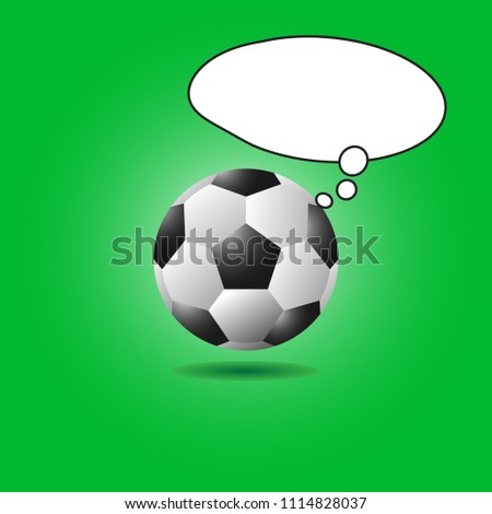 vector illustration of a football cup
