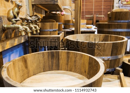 Wooden sink from thailand.