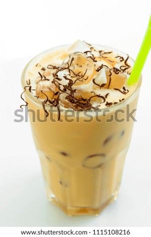 frappe isolated white background