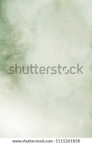 Smoke picture in soft focus,