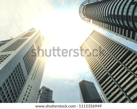 Five tall buildings